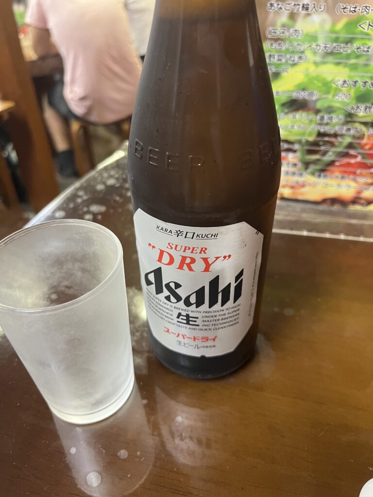 キンキンのビール瓶