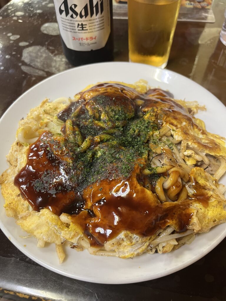 うどん入り広島焼き