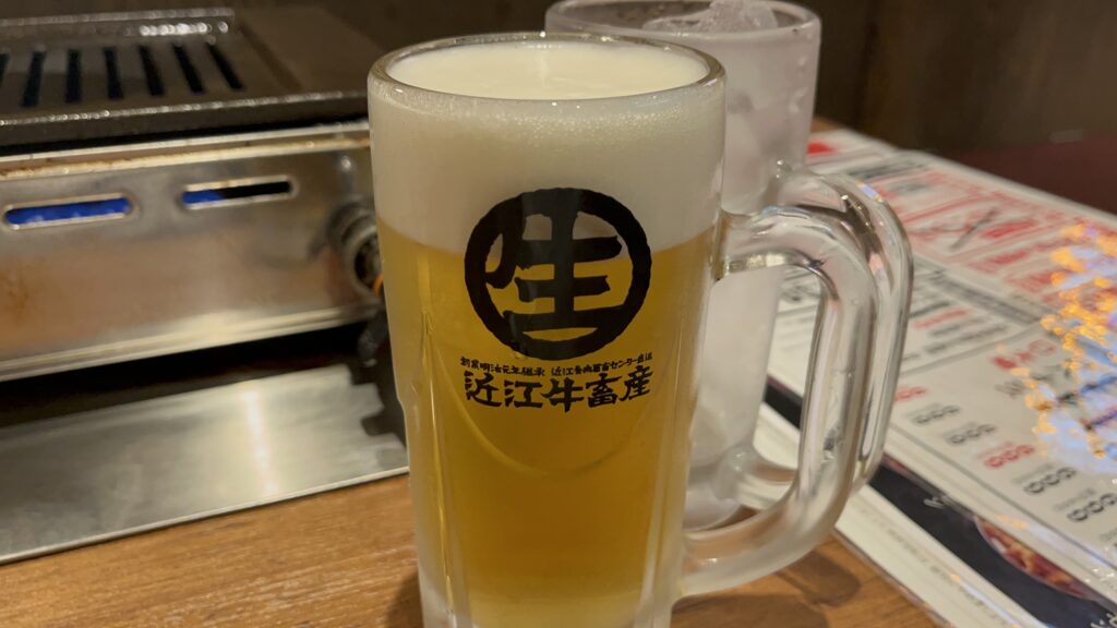 キンッキンの生ビール