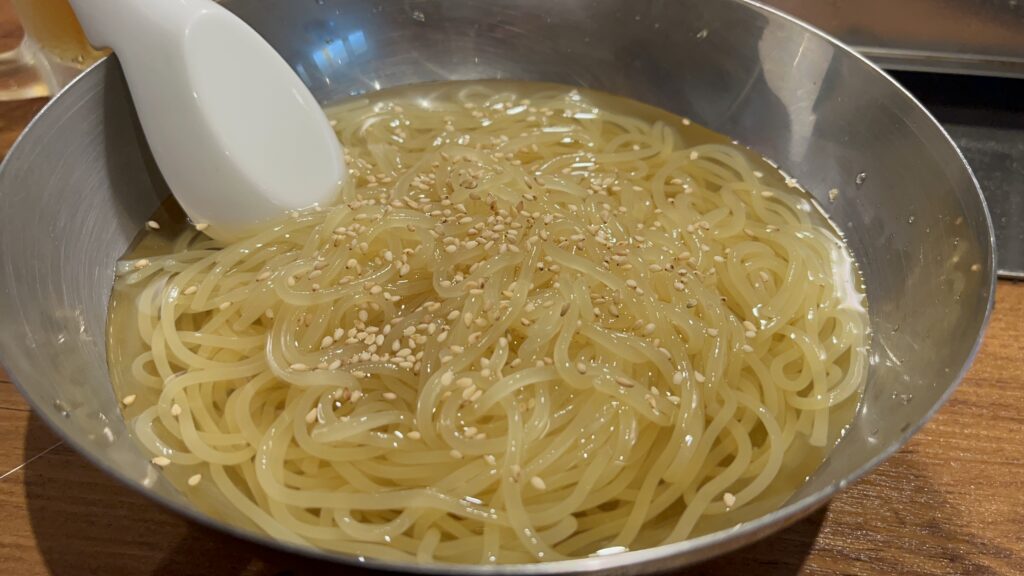 すっぴん冷麺